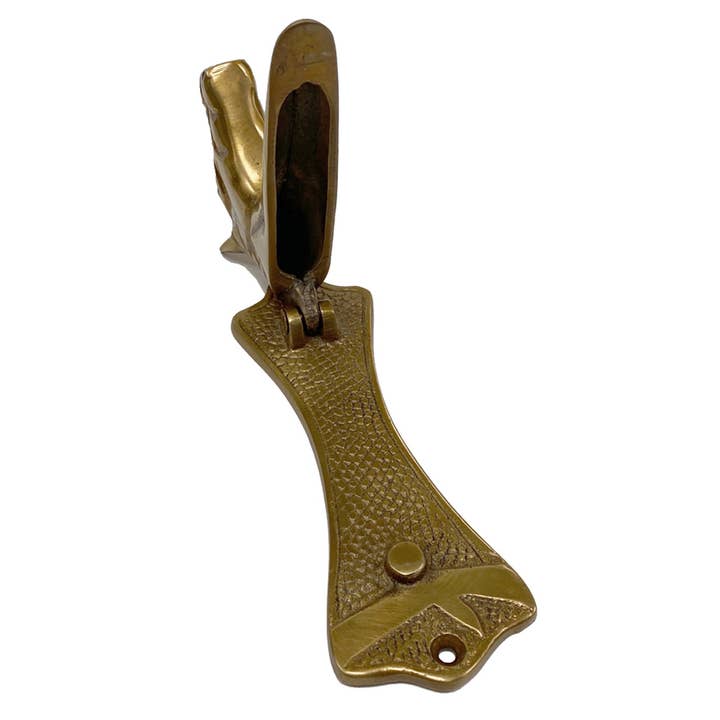 Madison Bay Co. - Historical Home Decor Reproductions - Wholesale Knob/Pull - 6" Antiqued Brass Horse Head Door Knocker