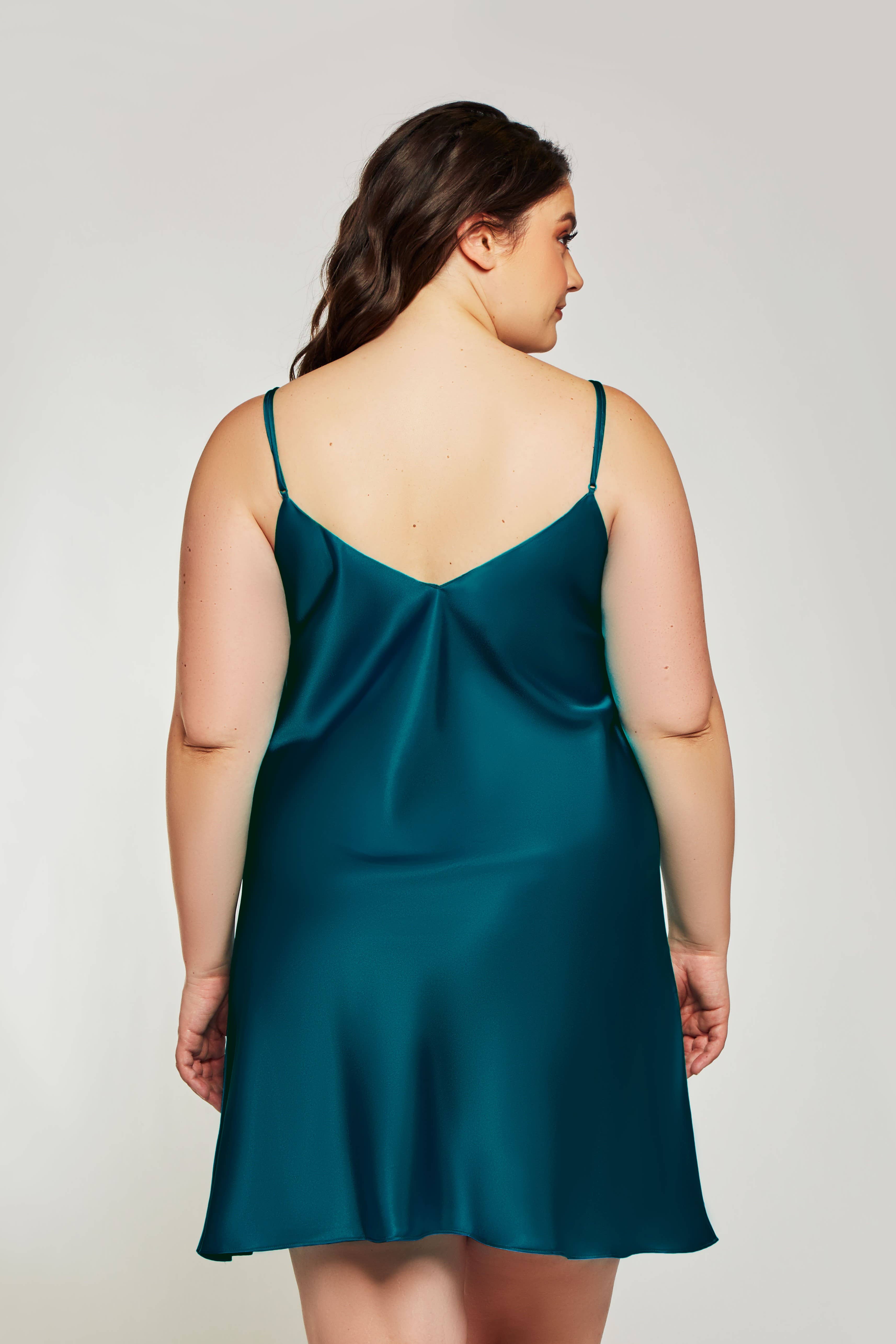 iCollection - Vendita all'ingrosso Sottoveste - Donna - Camicia Marina Taglie Forti Sopra il Ginocchio6