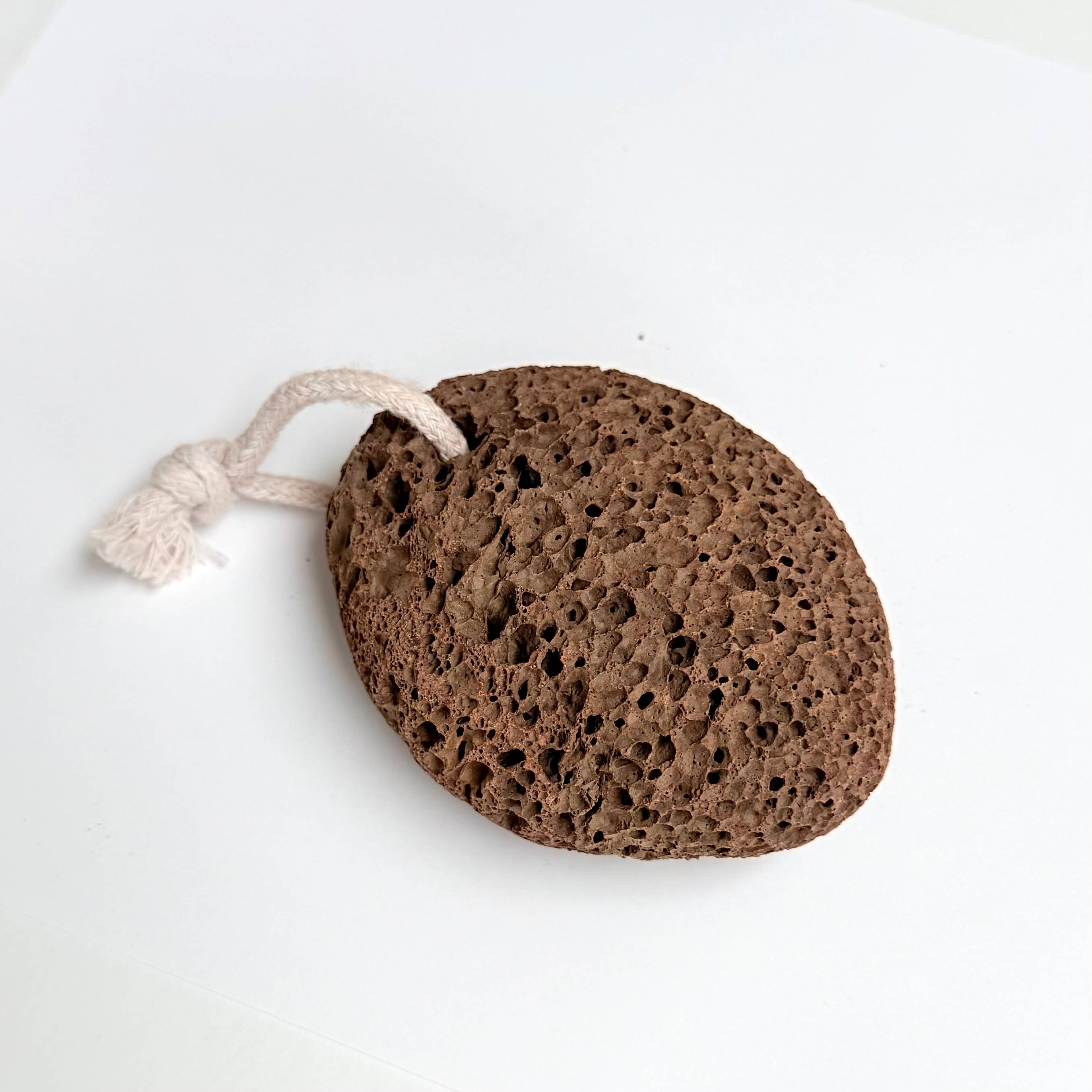 GreenWave - Wholesale Pumice/exfoliating stone - Natural Lava Pumice Stone with Cotton Hanging String Brown3
