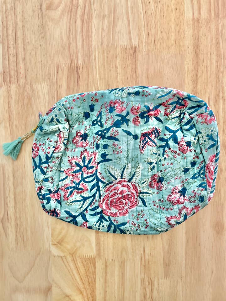 Set of 3 Cosmetic Pouches/WashBags for wholesale by Traditional Trinkets & Textiles