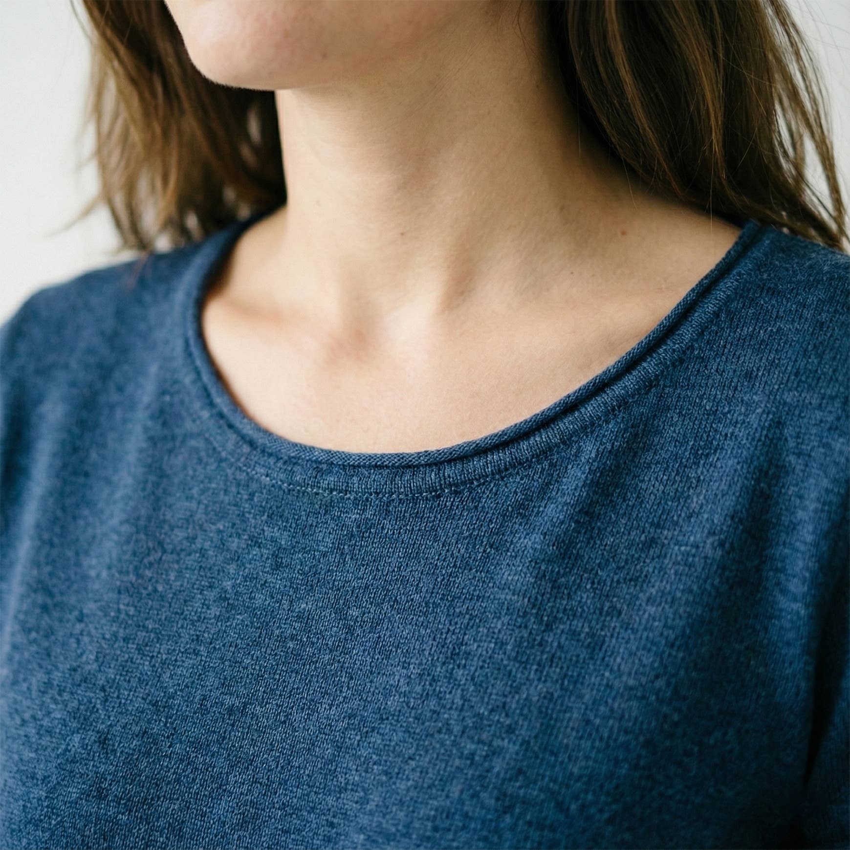 L'Emotion - Vendita all'ingrosso Maglietta - Donna - Maglietta a Maniche Lunghe Collo Tondo 30% Lana 30% Angora12