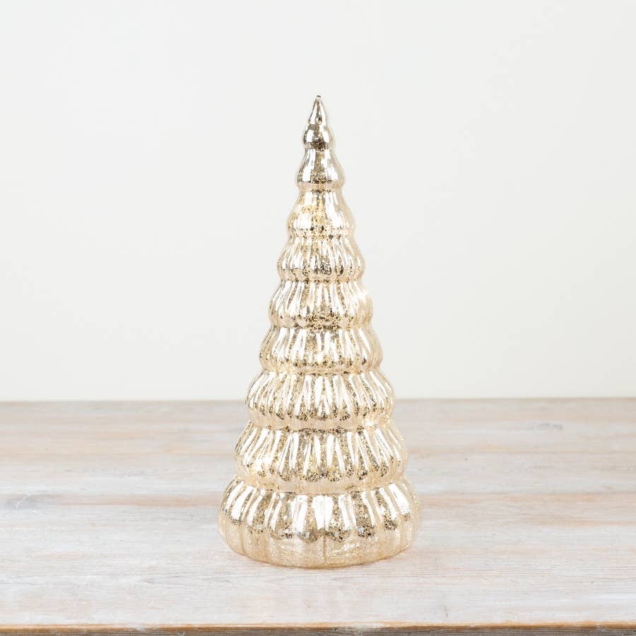 Gainsborough Giftware x Portland Living – wholesale Decorative tabletop object – LED Gold Light up Tree, 30cm 0