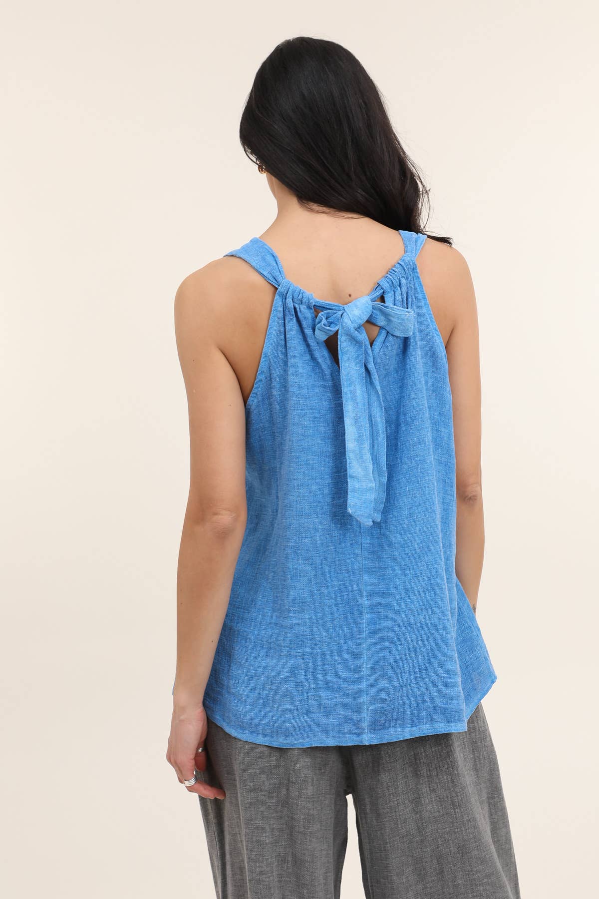 LÉA & LUC - Vente Débardeur – femme - Débardeur en 50% coton et 50% Lin REF. 916817