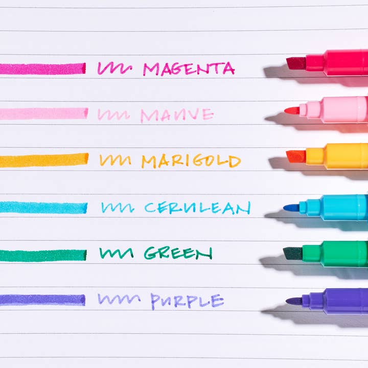 Erin Condren Design - Wholesale Marker - Teacher Dual-Tip Markers 6-pack1