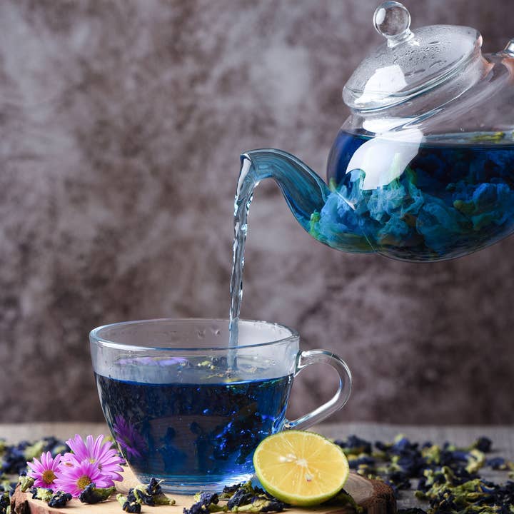 Terralux LLC - Wholesale Loose Tea - Butterfly Pea Flower Tea5