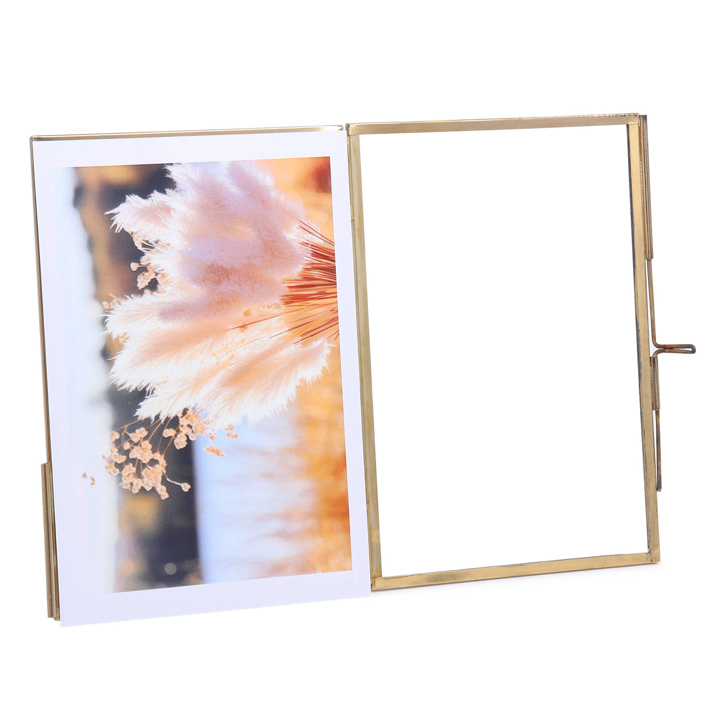 Alza - Wholesale Picture Frame - Hande made Brass antique stand Photo frame Landscape11