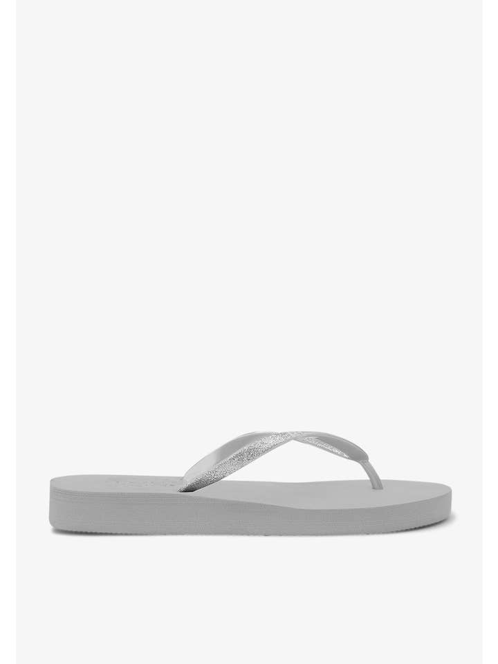 D.Franklin – wholesale Flipflops – Dam – Flip Flop Glitter Silver