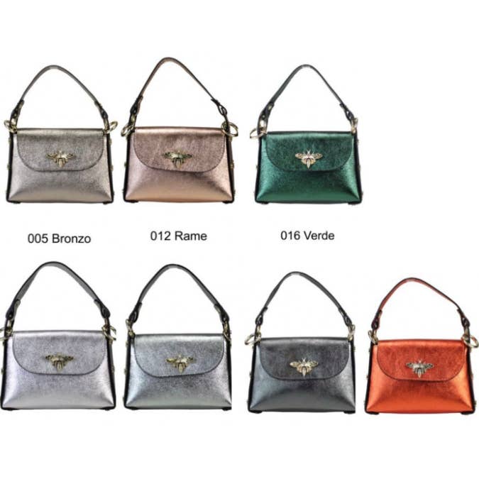 JIJOU CAPRI - Wholesale Crossbody bag β Women's - Maya Bumble Bee Leather Mini Crossbody Bag JIJOU CAPRI8