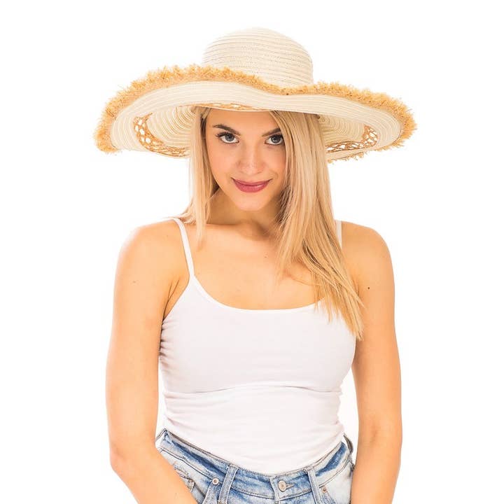 Cap Zone – Chapéu de palha – Mulher por atacado – Chapéu Sol de Fio Natural Bim2