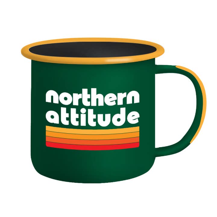 Talisman & Co. – wholesale Kaffekoppar – Northern Attitude Retro emalj lägereldsmugg