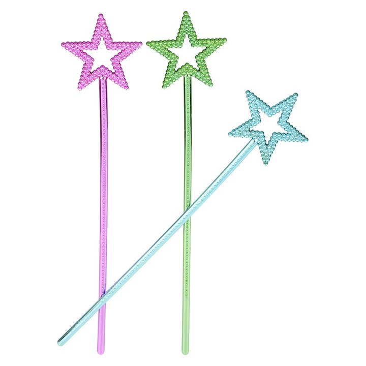 La Luna Bella - Toys - Wholesale Toy Wand - Kids - 14.5" METALLIC STAR WAND LLB toy-wand kids