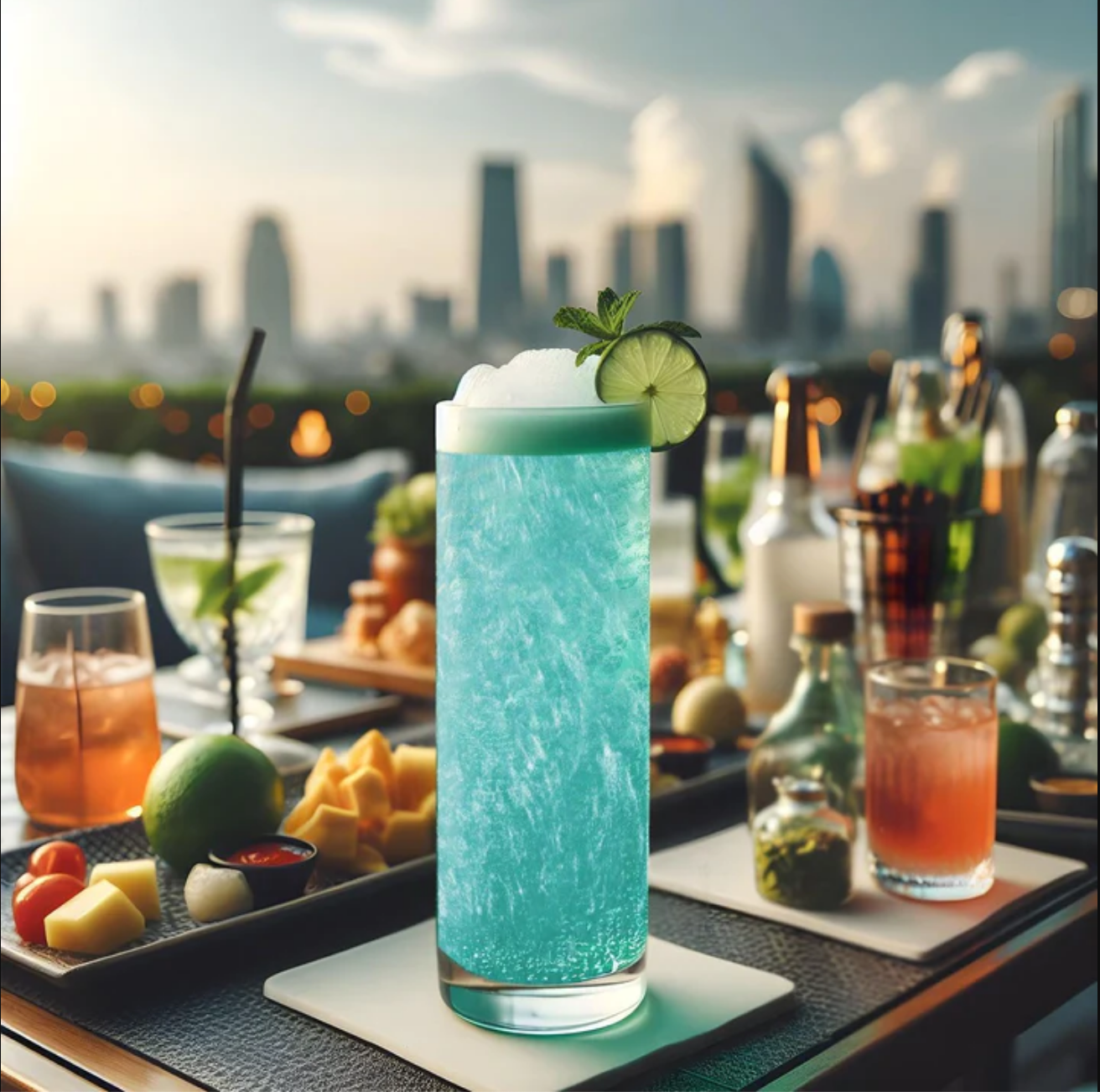 The Glitter Lab - Wholesale Elixir - Teal Drink Glitter Bombs for Cocktails, Mocktails & Bubbly2