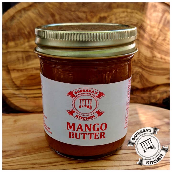 Mango Butter 8 oz Jar (Seasonal) for wholesale by Barbara's Kitchen Jams & Salsas