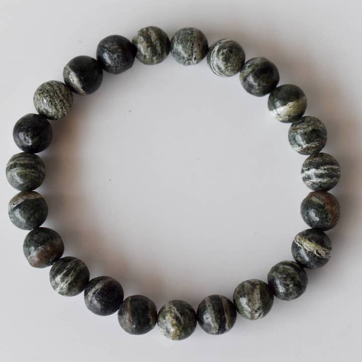 Bracelet de guérison | Séraphinite | Bracelet en pierres précieuses pour la vente par Soothing Crystals