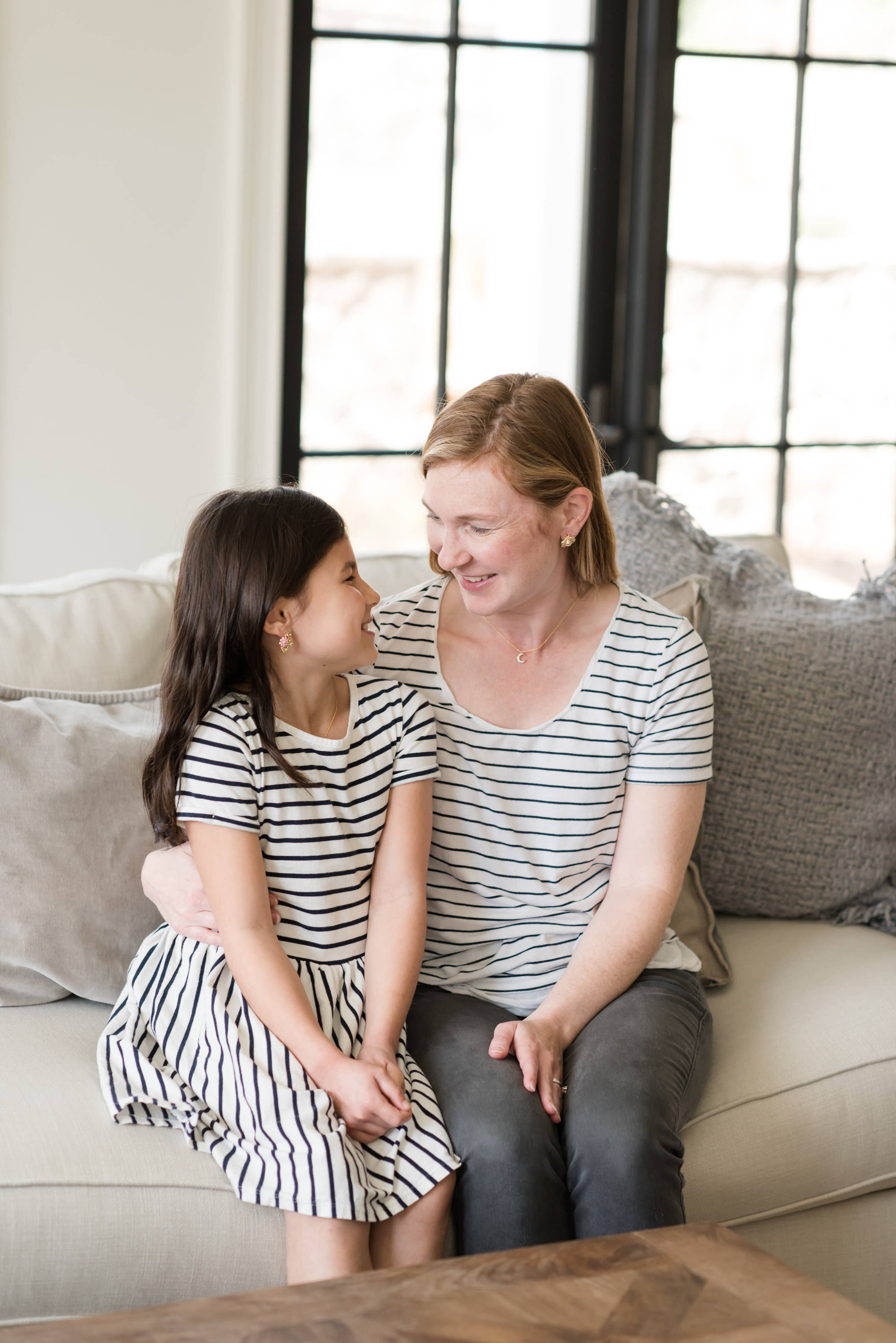 Helmsie - Wholesale Jewelry Set - Momma + Me Moon and Star Necklace Set2