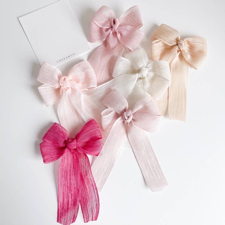 Florence Long Tail Bow for wholesale by Chlea & Co.