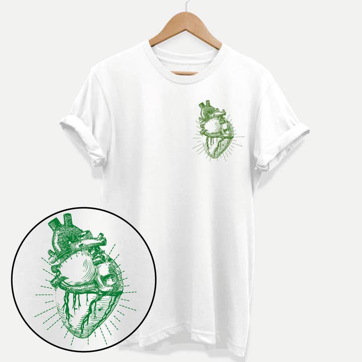 Vegan Anatomie Hart T-Shirt (Unisex) voor wholesale door VO