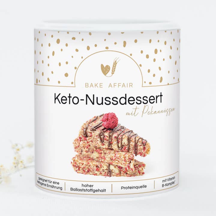 KETO baking mix—keto nut dessert for wholesale by Bake Affair GmbH