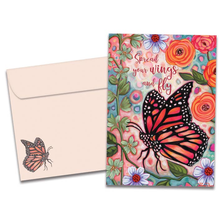 Spread Your Wings Just Because 6 Pack 21152 for wholesale by Tree-Free Greetings