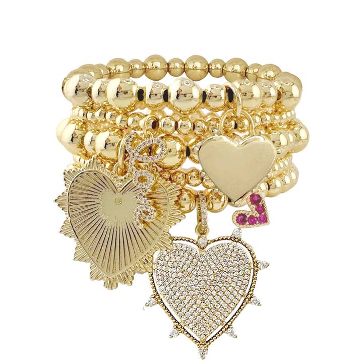 Serephena Love Pile de Bracelets Perlés pour la vente par Love, Lisa