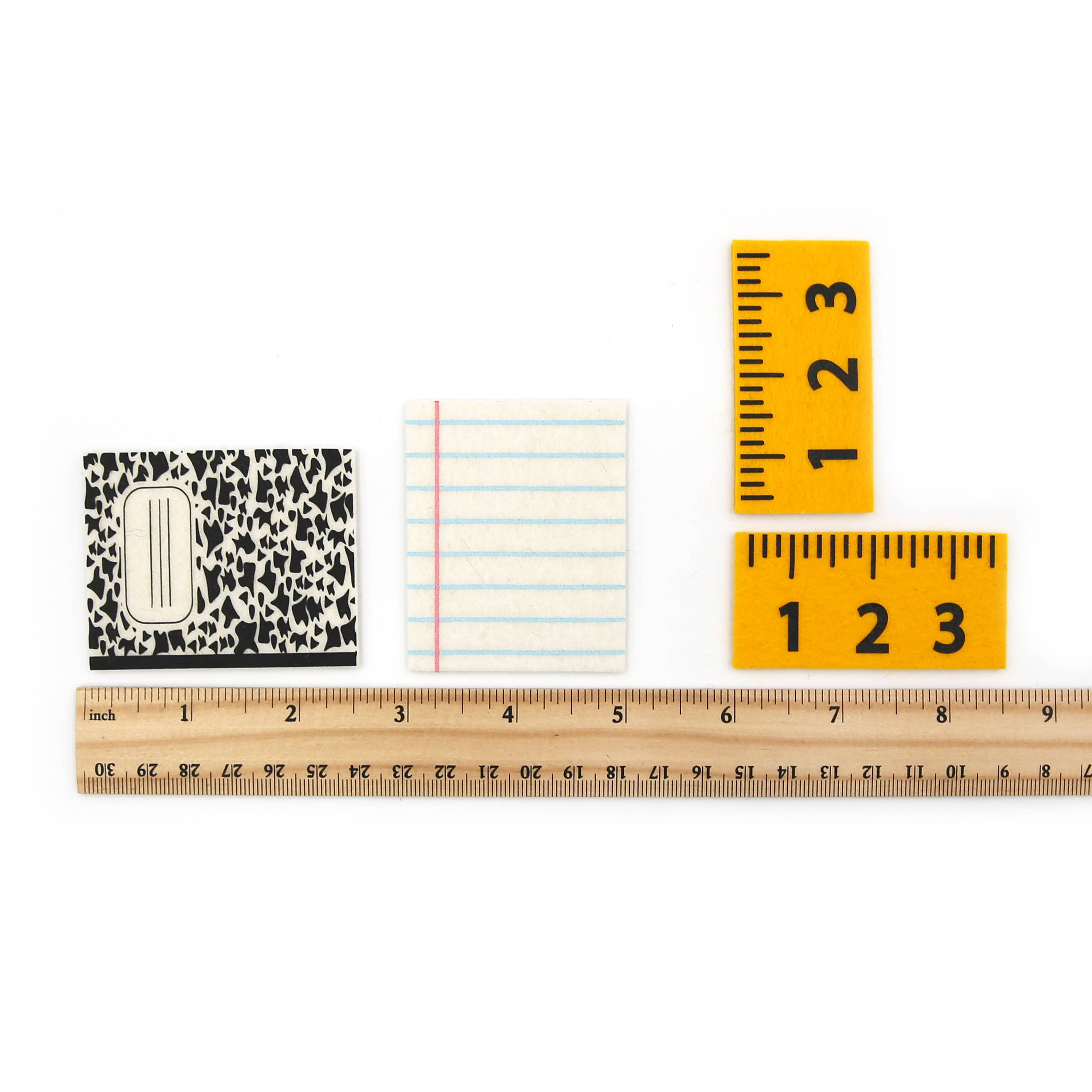 The Felt Pod - Wholesale Notebook - Felt Notebook | Felt Composition Book | Wool Felt Ruler5