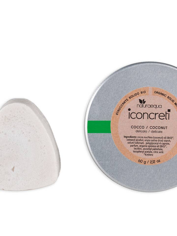 Démaquillant solide BIO - coco pour la vente par NaturaEqua