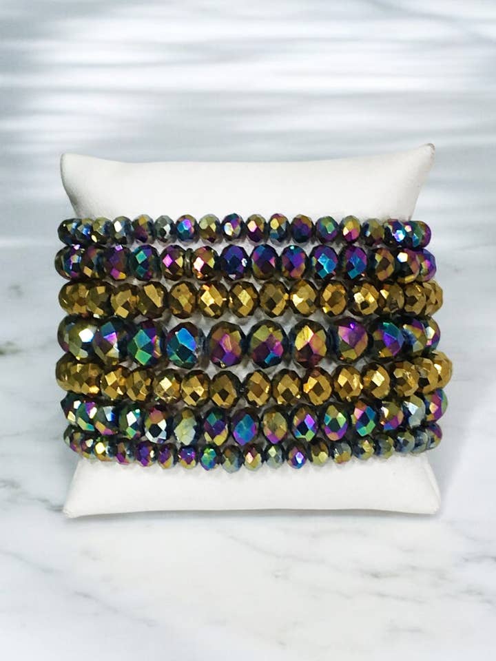 Stackable Bracelet Set - B2071 for wholesale by Magnolia & Peach Jewelry Boutique, LLC