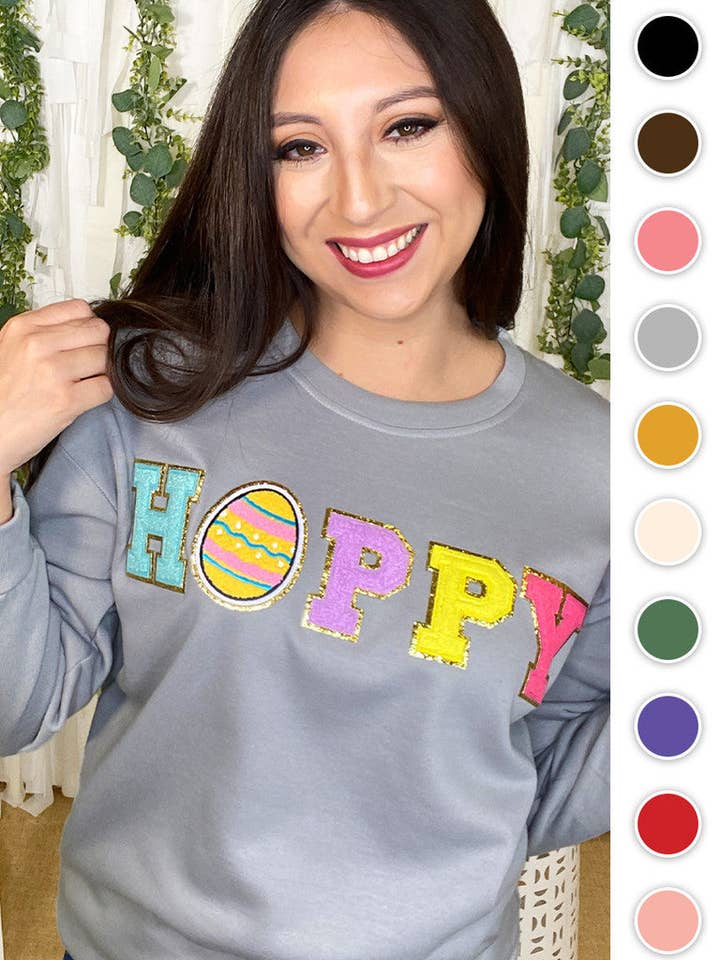 Sweat-shirt en chenille idéal pour les amateurs de houblon pour la vente par Sugar Stitch