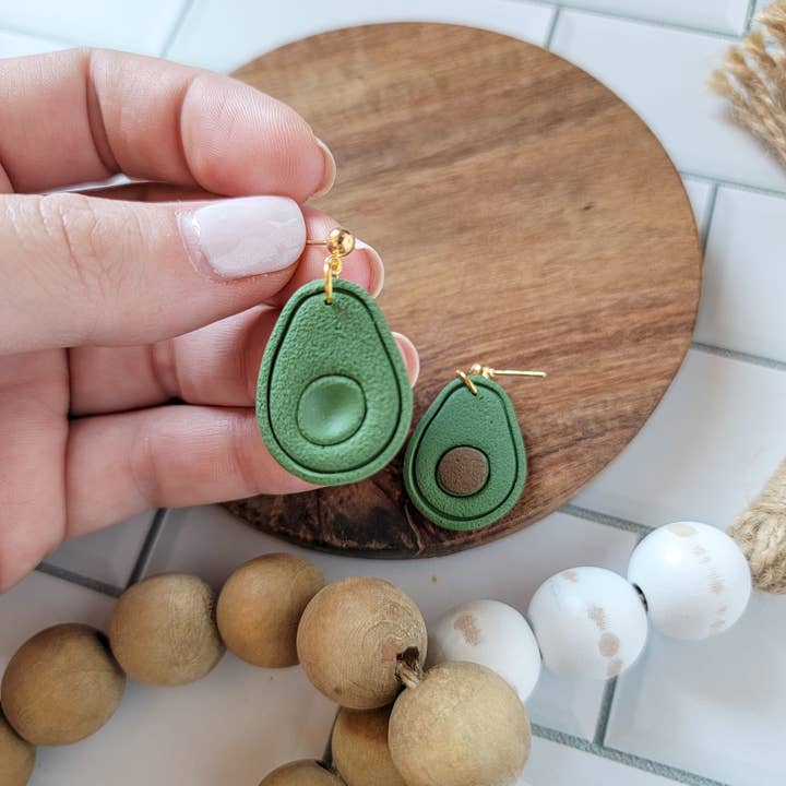 Avocado Dangles for wholesale by As Always Designs