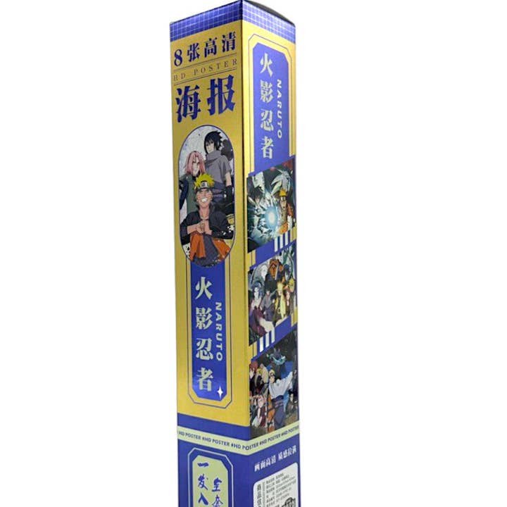 Naruto Characters HD Posters (8pcs) for wholesale by Global Bite Co