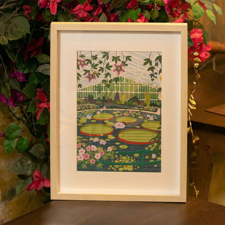 La Petite Épicerie - Vendita all'ingrosso Stampa artistica - Kit pittura con numeri - Serra di ninfee di Elaine Lee2