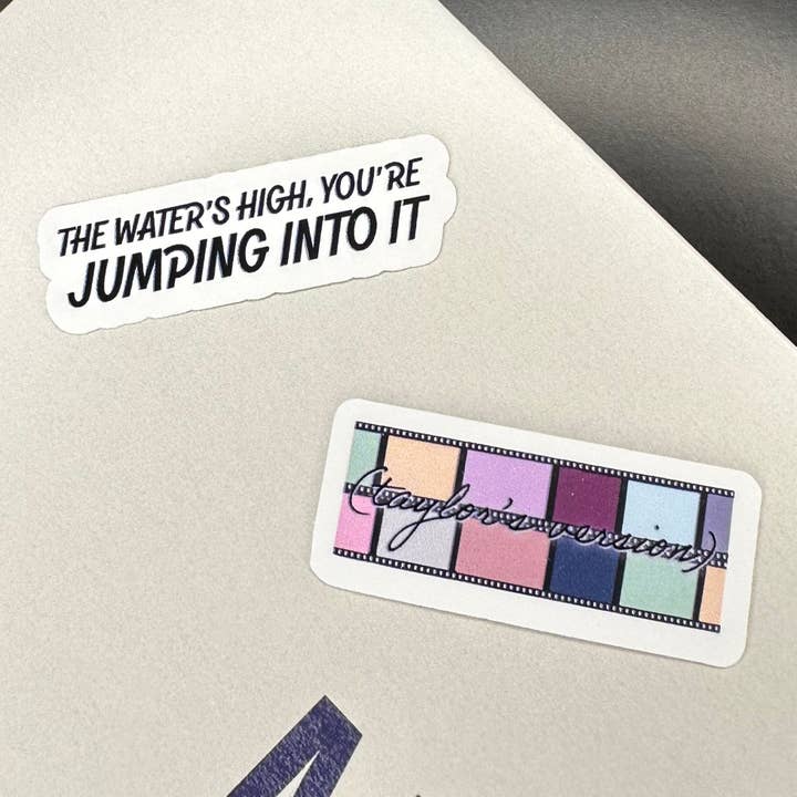 début paroles 7 pellicule TS1 ensemble d'autocollants pour la vente par SpicyStylesCo