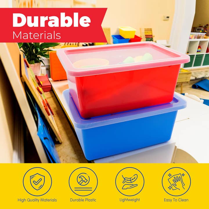 4E's Novelty - Wholesale Storage Bin - Stackable Storage Bins - Cubby Storage Organizers - 3 pcs6