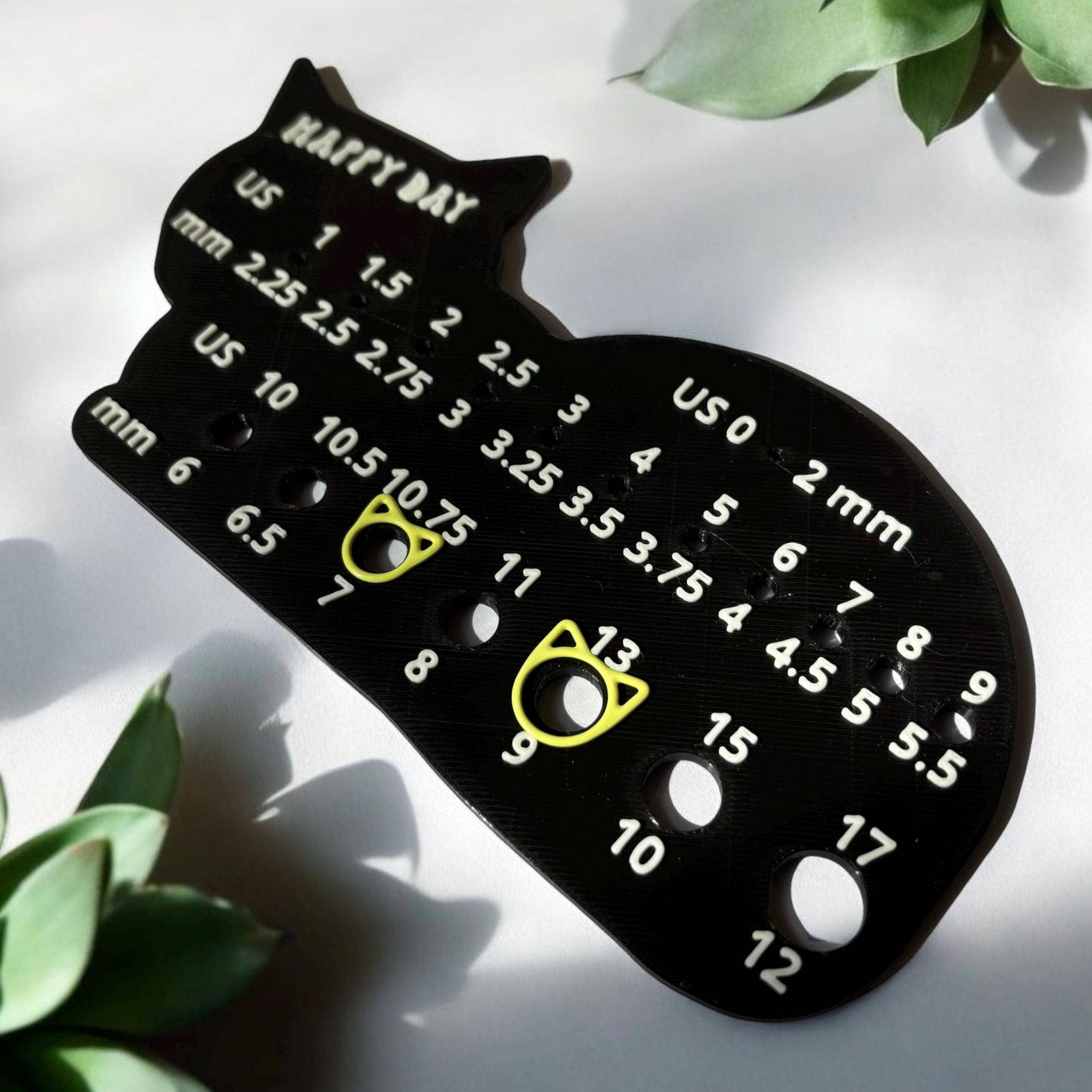 Happy Day Knitting - Wholesale Knitting/Crochet Supplies - Colourful Cat Rings Snag Free Stitch Markers Not #91