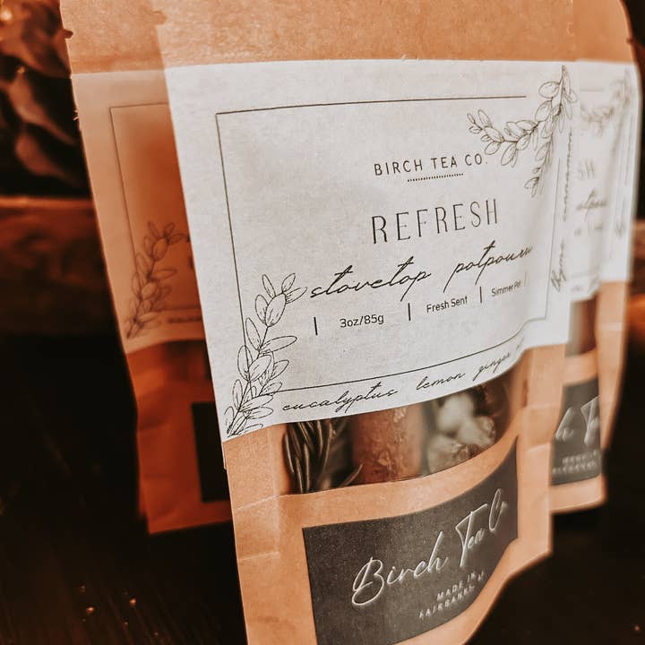 Birch Tea Co. - Wholesale Potpourri - Refresh Potpourri Stovetop Kit nostalgic home fragrance6