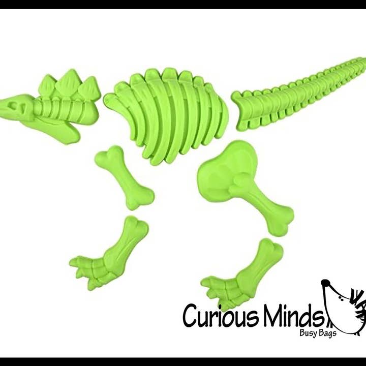 Curious Minds Toys - Wholesale Toy set – Kids - 21 Piece Dinosaur Bones Sand Mold Beach Set - Sand Castle6