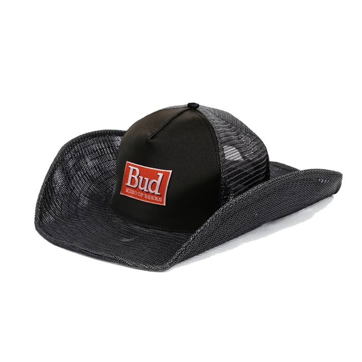 Cowboy Snapback - Wholesale Trucker Hat - Unisex - BUD COWBOY SNAPBACK: 5 PANEL0