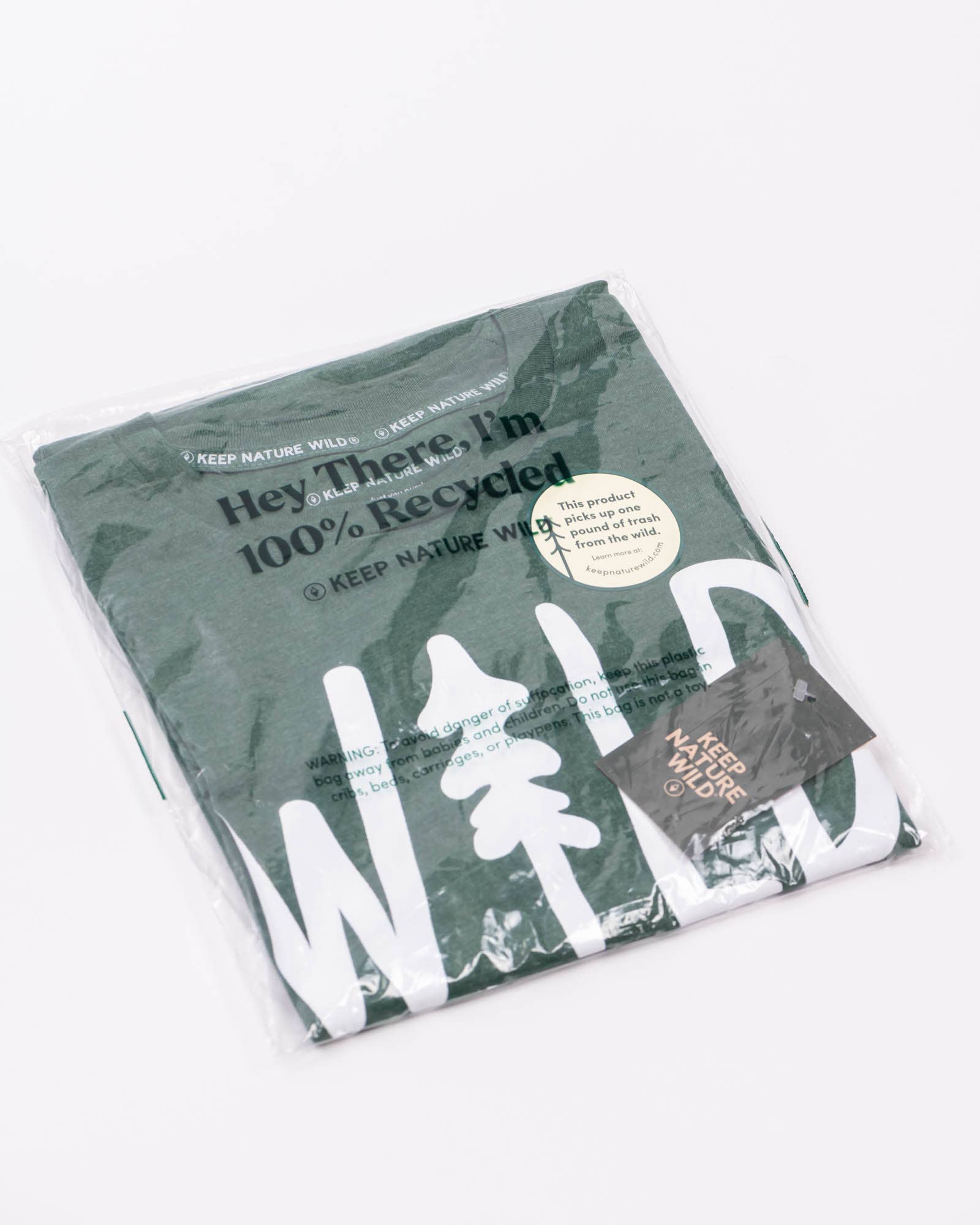Keep Nature Wild - Wholesale Screen Printed T-Shirt - Unisex - Wild Pine Unisex Tee | Heather Forest12