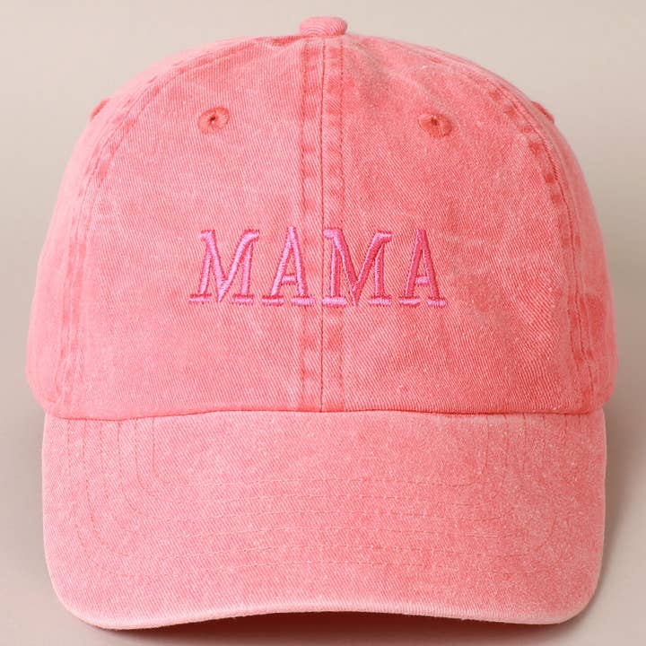 Fashion City - Venta al por mayor Gorra de béisbol - Mujer - Gorra de béisbol de algodón con bordado MAMA4