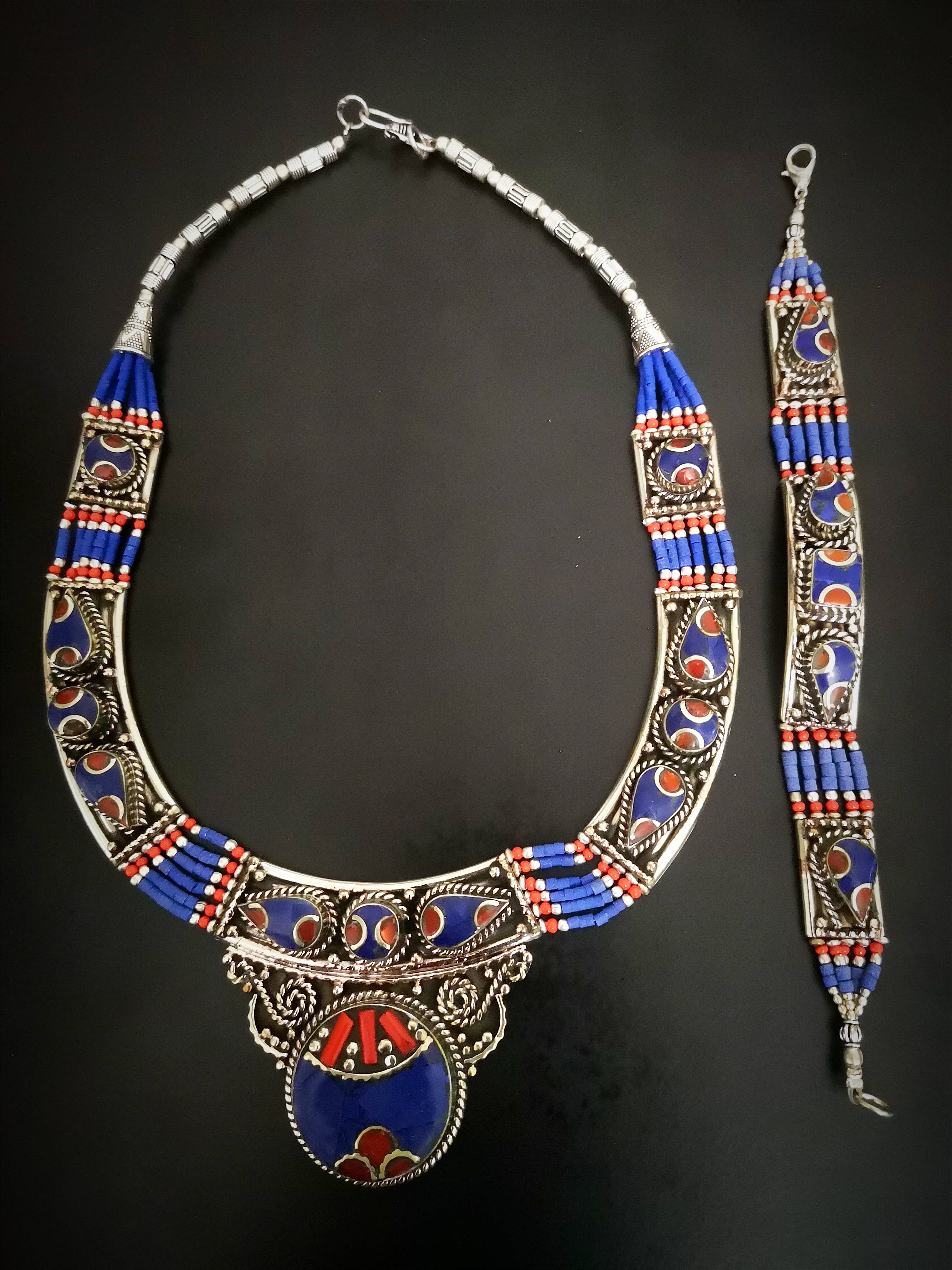 Unique Brand - Wholesale Sieradenset - Kettingen en armbanden - originele handgemaakte GOA parure7