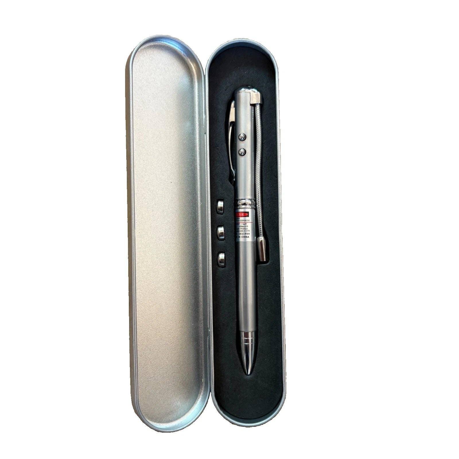 Incognito – wholesale Pen – 5 in 1 Geek Spy Lazer Pen with built in Torch1