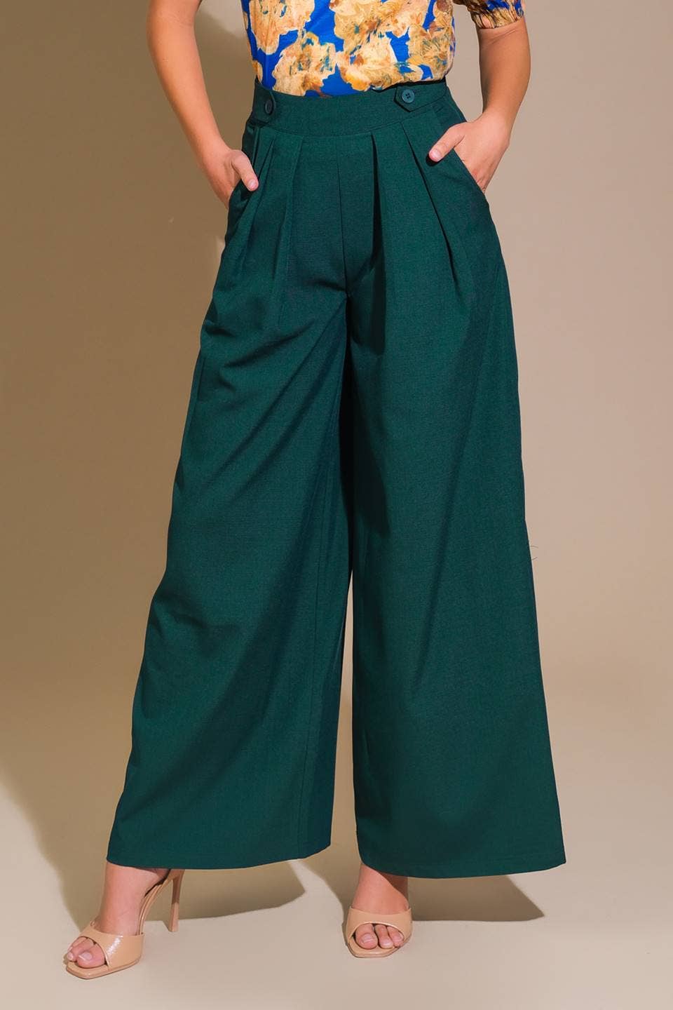 FLYING TOMATO – Großhandel Hose – Damen – Eine solide gewebte Hose - IP86288