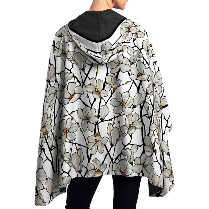 RainCaper - Wholesale Raincoat - Women's - Fine Art RainCaper - Tiffany "Magnolia"
