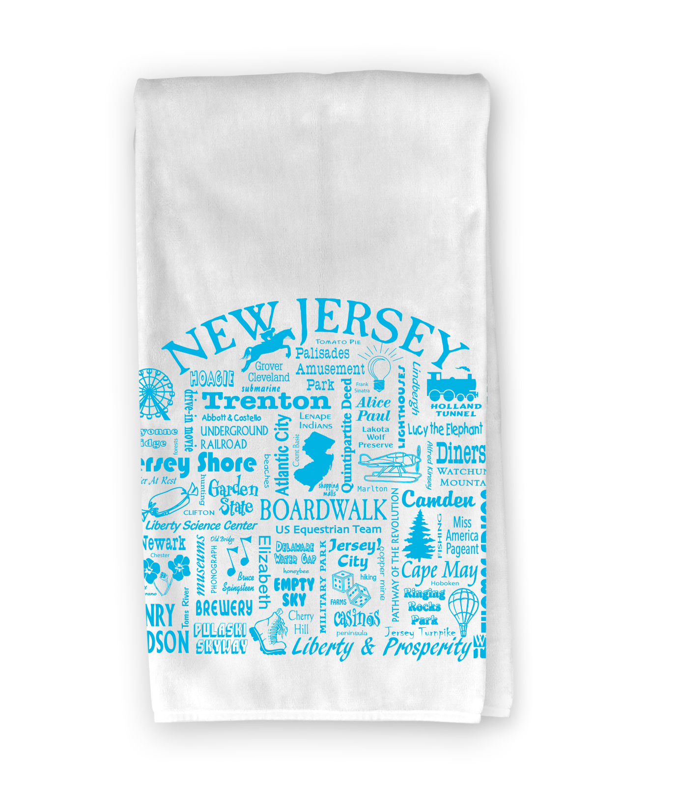 The Buffalo Works - Wholesale Tea Towel - New Jersey Destination Kitchen Towel - Where Life Takes You3