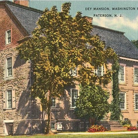 Art Print NJ-147 Dey Mansion, Paterson, New Jersey for wholesale by Found Image Press
