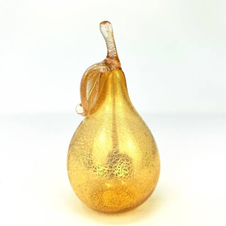 Via Graceffo - Vente Décorations de table - Poires en verre de Murano grandeur nature, fruits en verre soufflé, fabriqués en Italie13