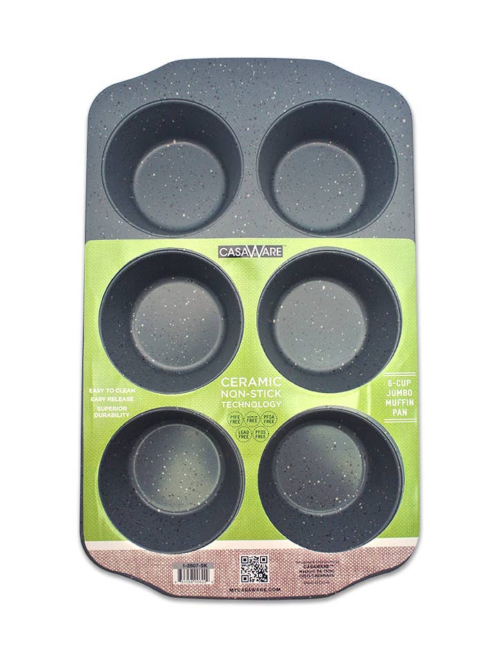 CasaWare - Wholesale Cupcake/Muffin Pan - Jumbo Muffin Pan Six Cup0