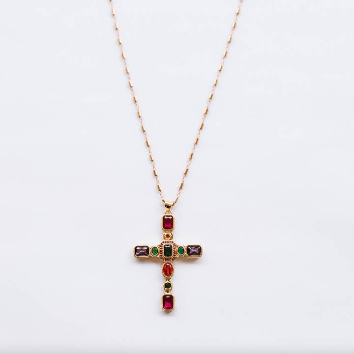 The Treasure Cross Necklace for wholesale by Jay Nicole Designs