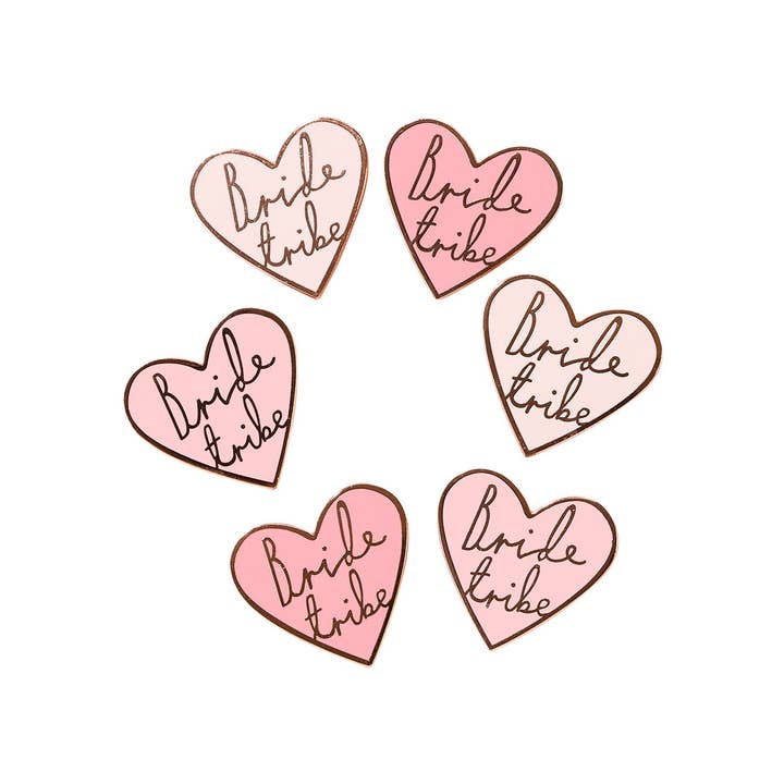 "Bride Tribe" Enamel Pin Badges | Hen Party | and other Purchase Wholesale hen party. Free Returns & Net 60 Terms on Faire trending on Faire.