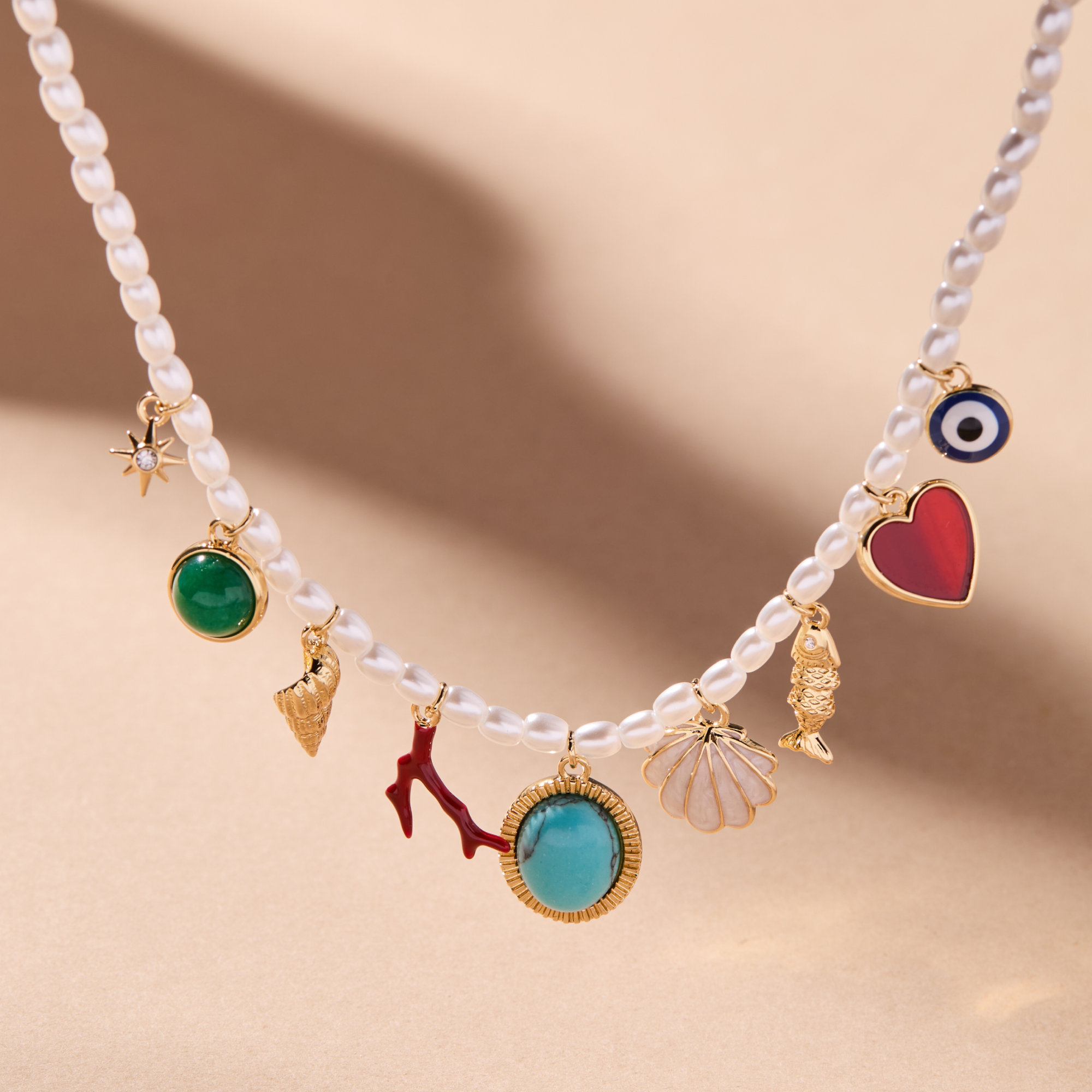 Alex and Ani - Vente Colliers à pendentif - Collier Charm Perle Plage de Lune4